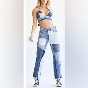 Revice Patch Work Jeans (perfect condition!!)